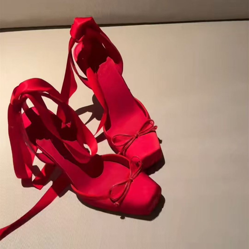 รองเท้าส้นสูงสีแดง, ผ้าโพกศีรษ - Women'S Shoes Quality บทวิจารณ์และราคา