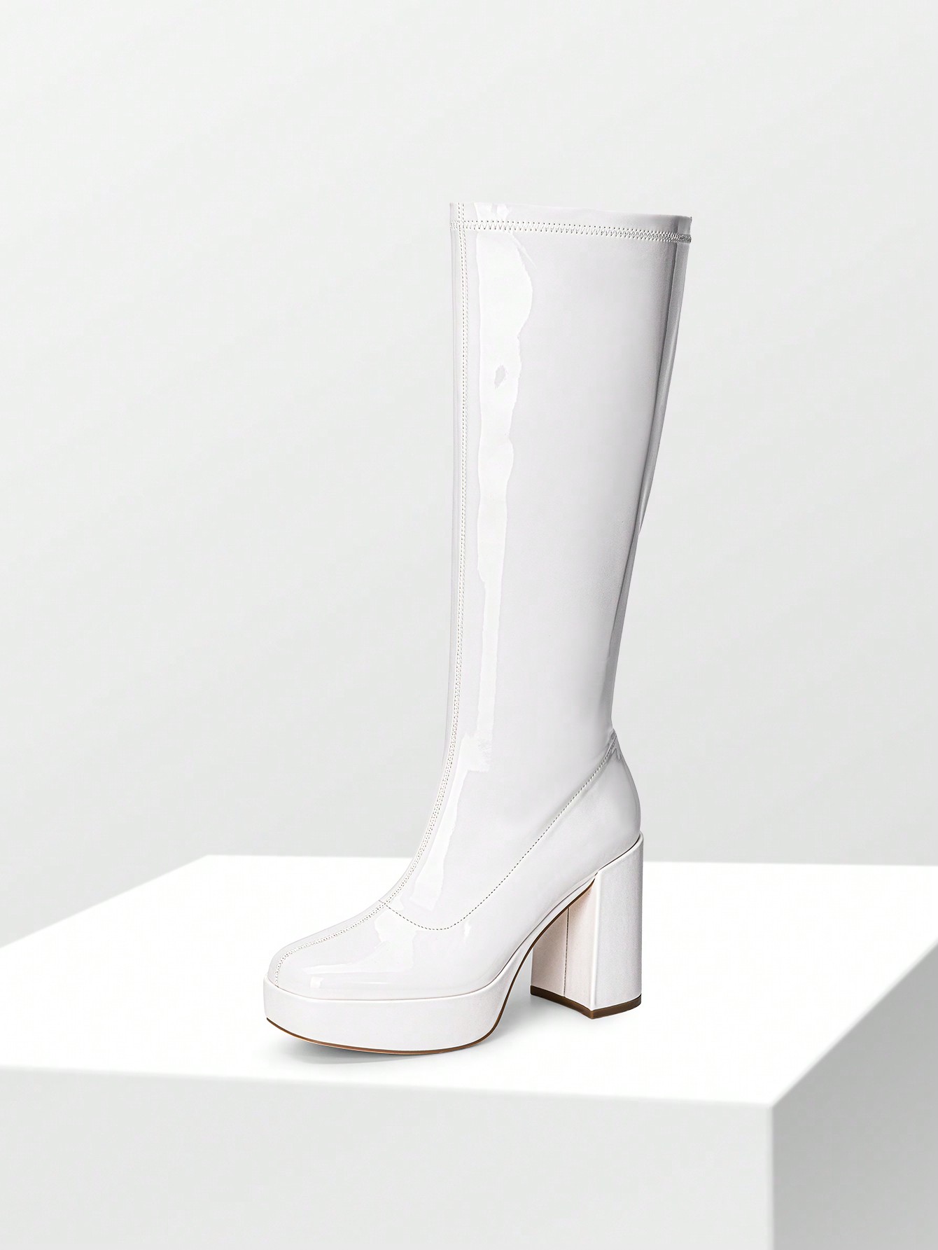 รองเท้าบูทสูงถึงเข่าสไตล์โกโก้ - Sock Boot Women บทวิจารณ์และราคา