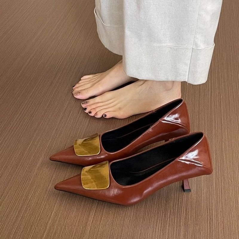 รองเท้าส้นสูงปลายแหลมสไตล์ฝรั่ - Court Heel Pointed บทวิจารณ์และราคา