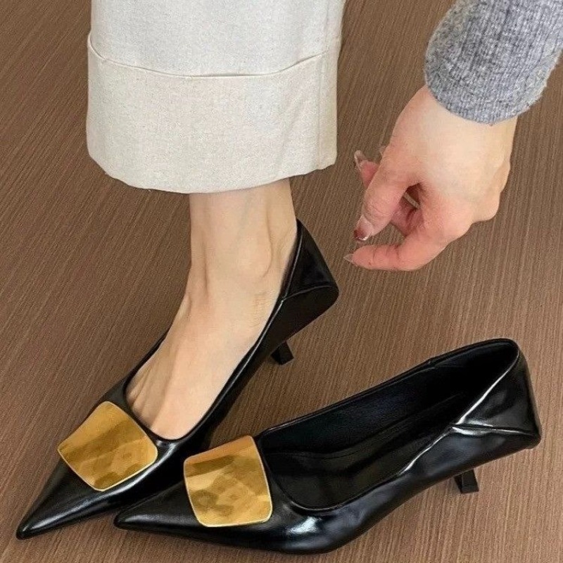 รองเท้าส้นสูงปลายแหลมสไตล์ฝรั่ - Court Heel Pointed บทวิจารณ์และราคา