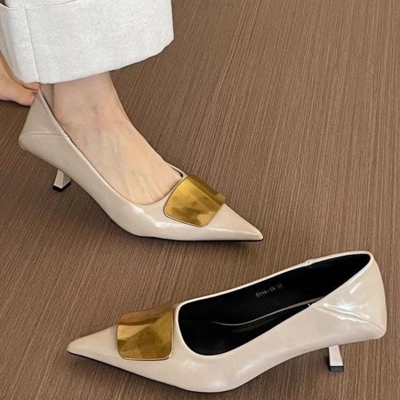 รองเท้าส้นสูงปลายแหลมสไตล์ฝรั่ - Court Heel Pointed บทวิจารณ์และราคา