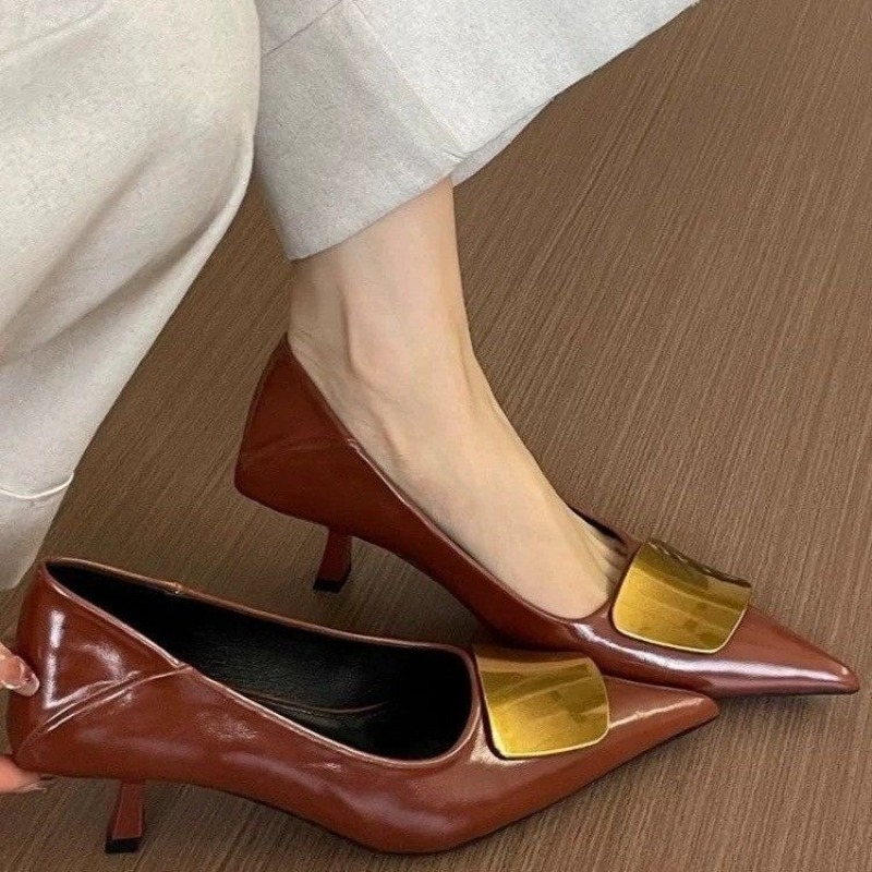 รองเท้าส้นสูงปลายแหลมสไตล์ฝรั่ - Court Heel Pointed บทวิจารณ์และราคา