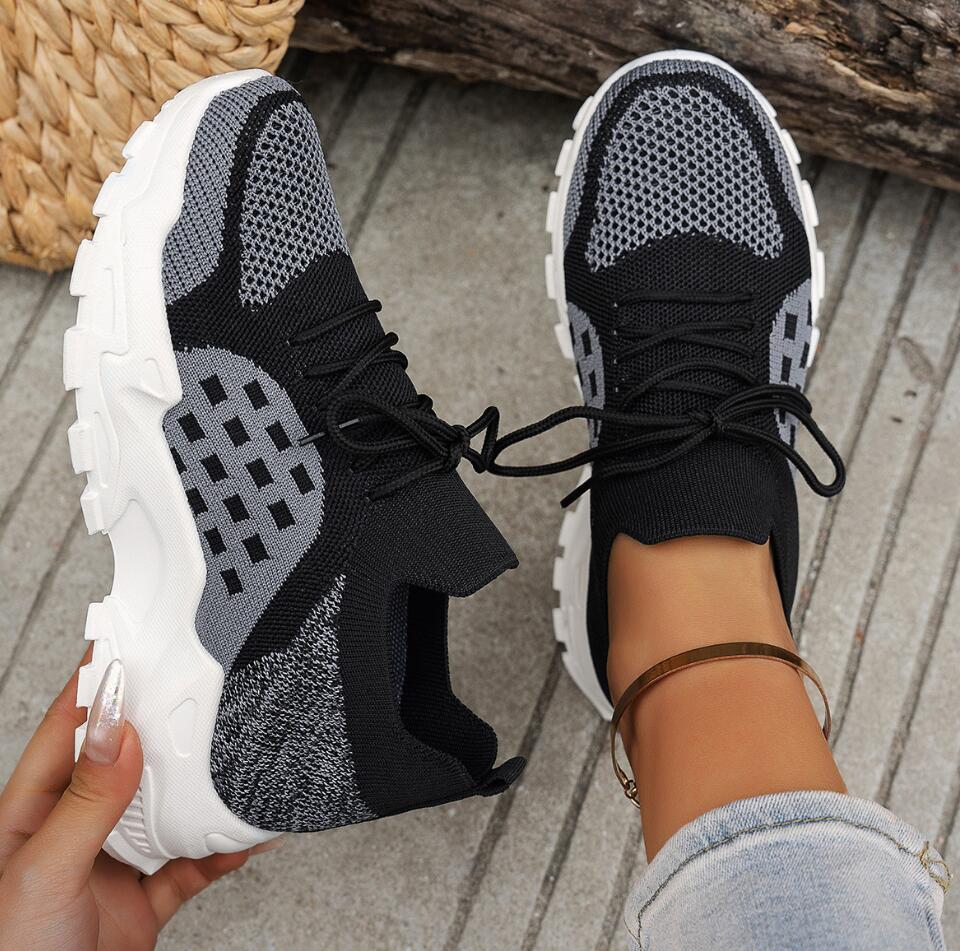 รองเท้ากีฬาผู้หญิงแบบถักตาข่าย - Women Shoes Tennis บทวิจารณ์และราคา