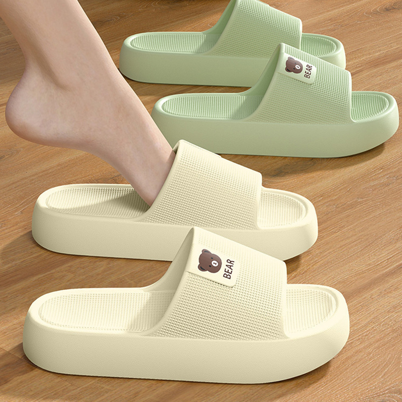 รองเท้าแตะรูปหมีน่ารัก พื้นหนา - Mule Slip On บทวิจารณ์และราคา