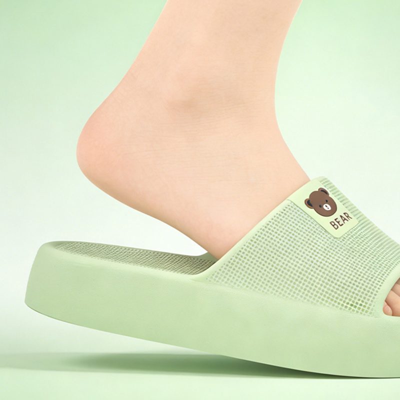 รองเท้าแตะรูปหมีน่ารัก พื้นหนา - Mule Slip On บทวิจารณ์และราคา