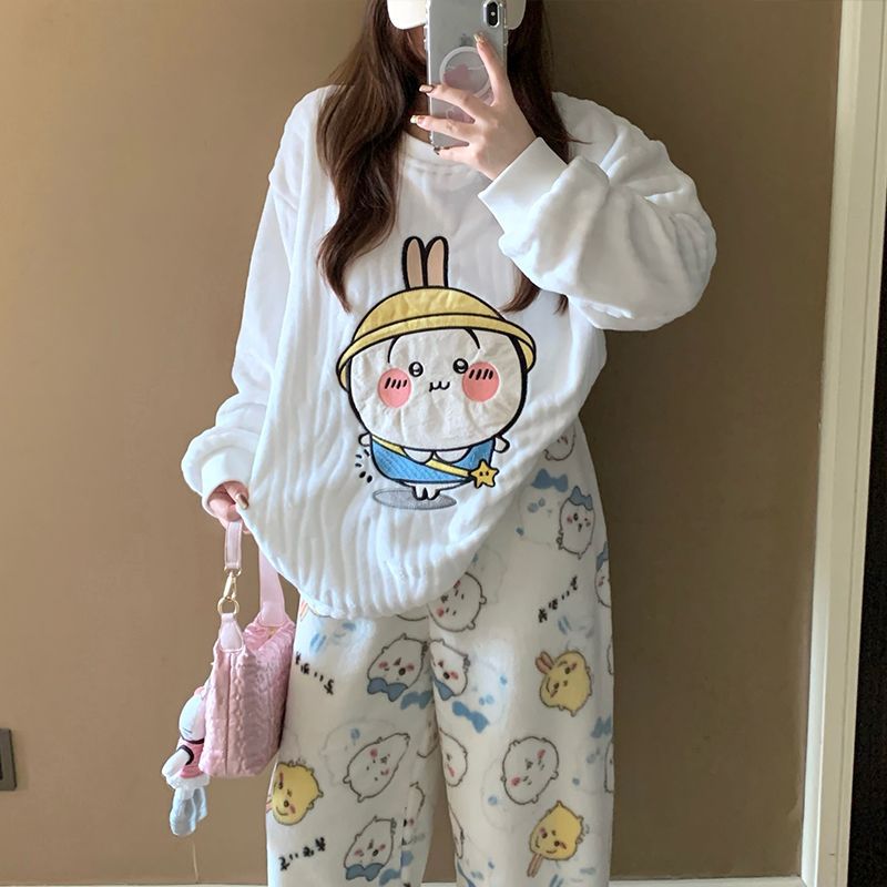 ชุดนอนผ้าฟลีซลายการ์ตูน Usagi  - Women Shoes Xxl บทวิจารณ์และราคา