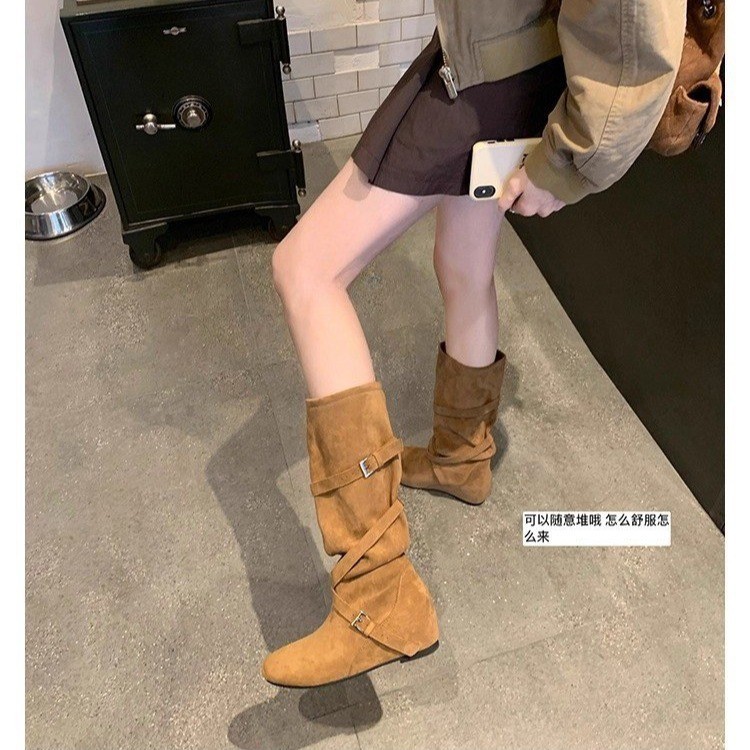 รองเท้าบูททรงอัศวินสำหรับผู้หญ - Sock Boot Women บทวิจารณ์และราคา