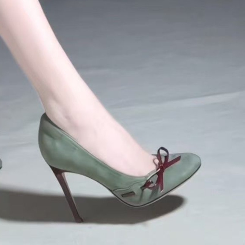 รองเท้าส้นสูงทรงเข็มแบบสวม ปลา - Women'S Shoes Quality บทวิจารณ์และราคา