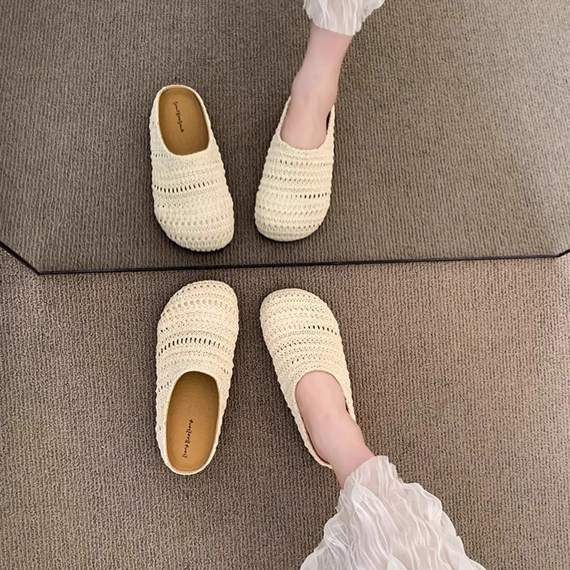 รองเท้าแตะสานราฟเฟียสำหรับผู้ห - Mule Slip On บทวิจารณ์และราคา