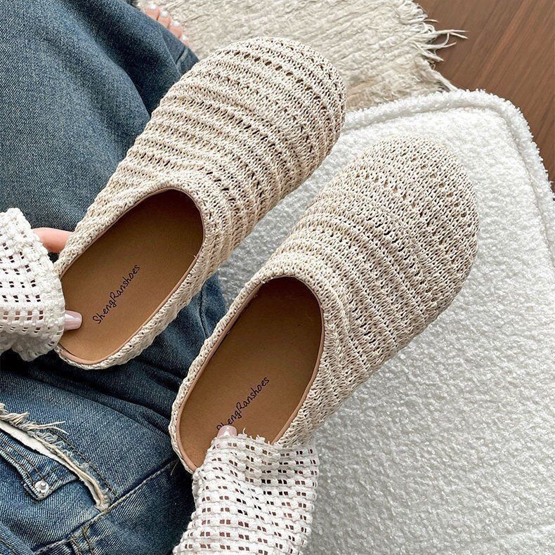 รองเท้าแตะสานราฟเฟียสำหรับผู้ห - Mule Slip On บทวิจารณ์และราคา