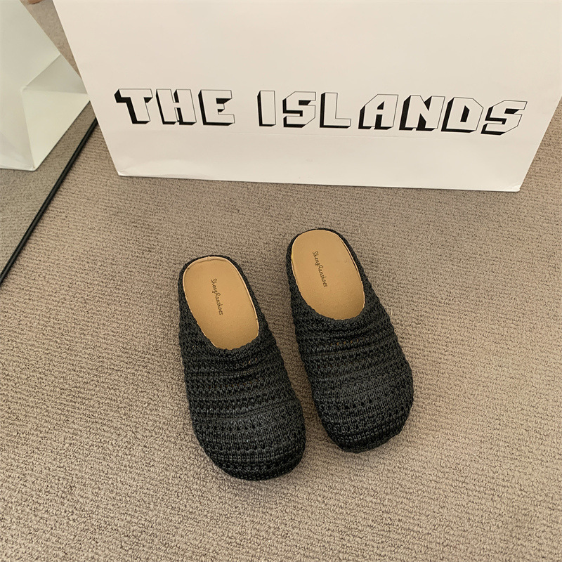 รองเท้าแตะสานราฟเฟียสำหรับผู้ห - Mule Slip On บทวิจารณ์และราคา