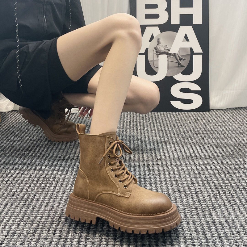 รองเท้าบูทสั้นผู้หญิง ฤดูใบไม้ - Sock Boot Women บทวิจารณ์และราคา