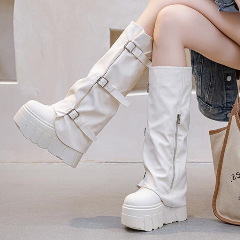 รองเท้าบูทแฟชั่นใหม่ปี 2026 สำ - Knee High Boots Women บทวิจารณ์และราคา