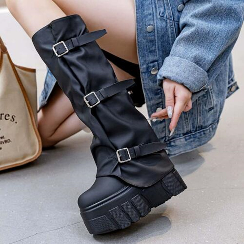 รองเท้าบูทแฟชั่นใหม่ปี 2026 สำ - Knee High Boots Women บทวิจารณ์และราคา
