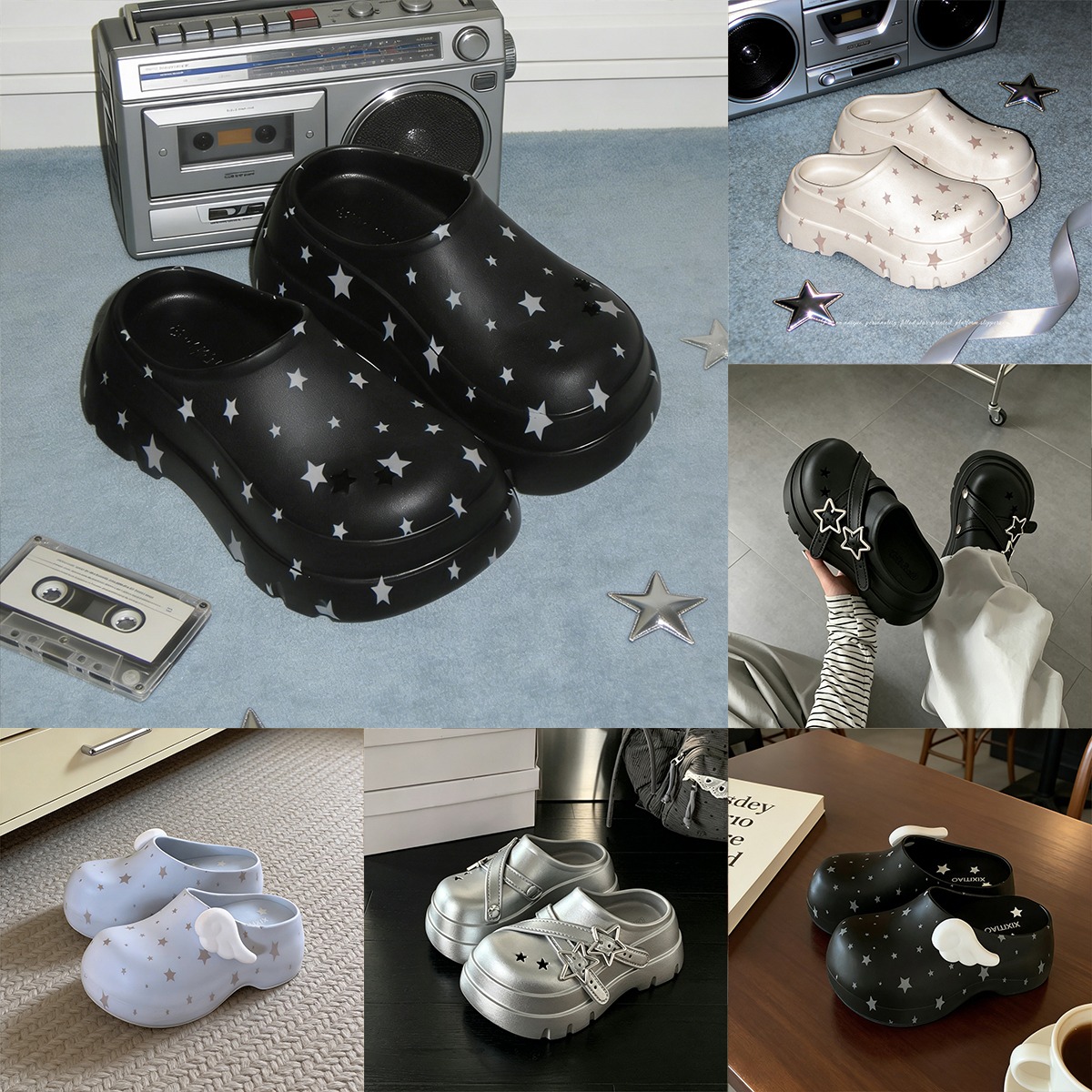 รองเท้าแตะแพลตฟอร์มใหม่สำหรับฤ - Women'S Shoes Clogs บทวิจารณ์และราคา